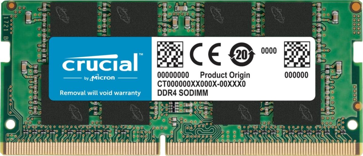 Crucial RAM 16GB DDR4 3200MHz CT8G4SFRA32A
