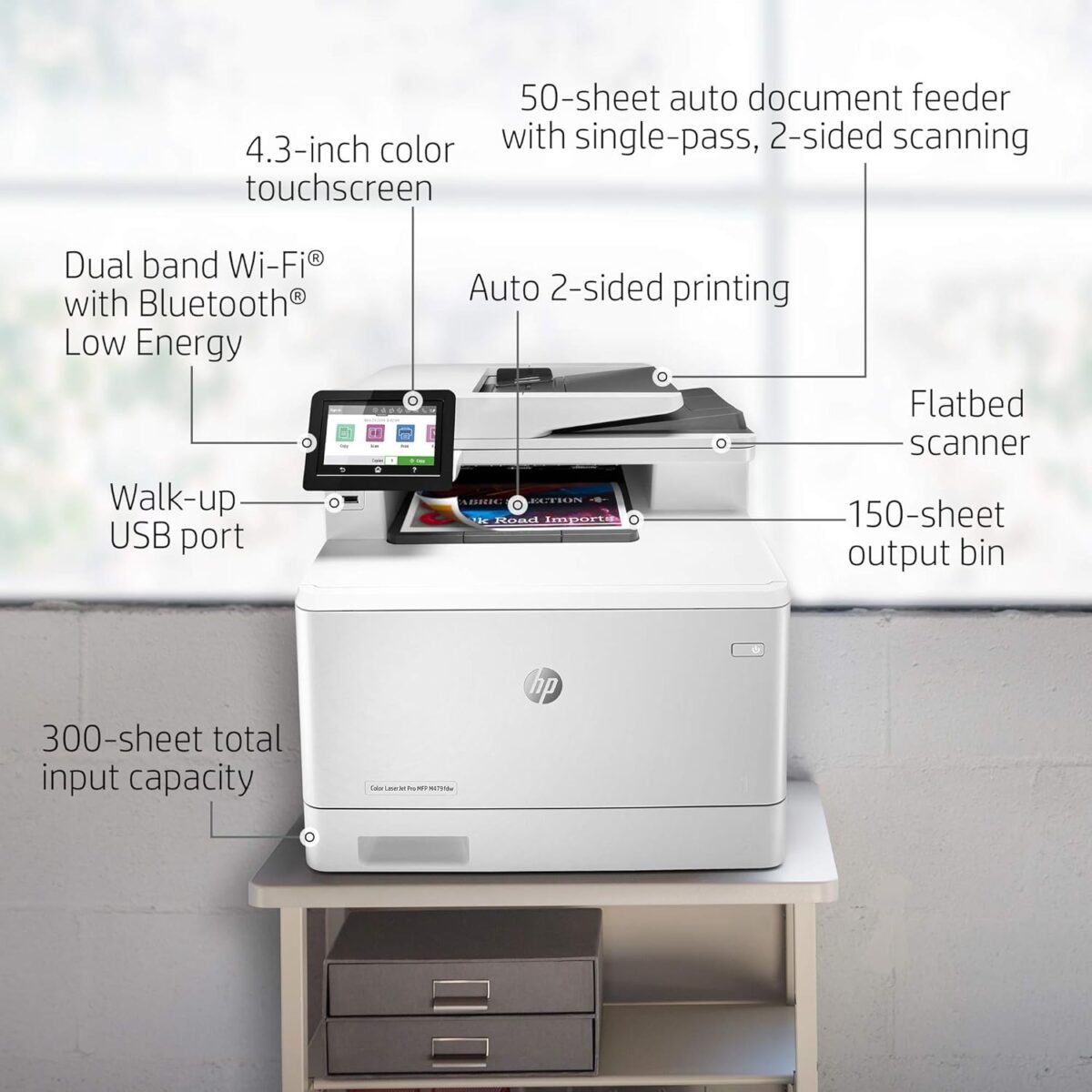 HP Color LaserJet Pro MFP M479fdw Printer 1