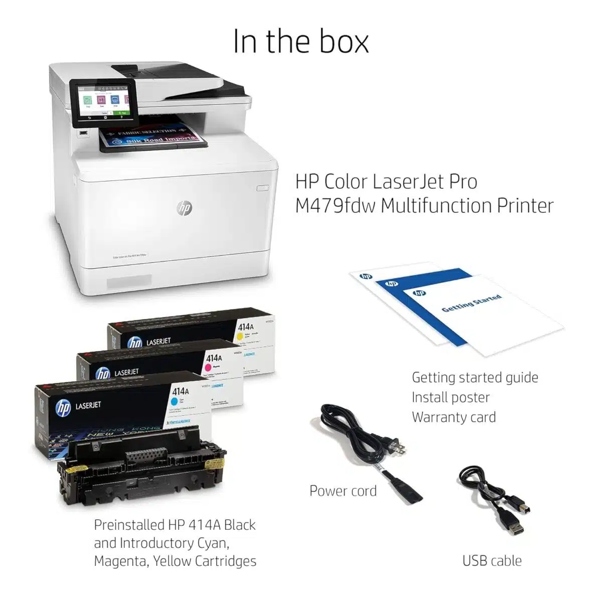 HP Color LaserJet Pro MFP M479fdw Printer 2