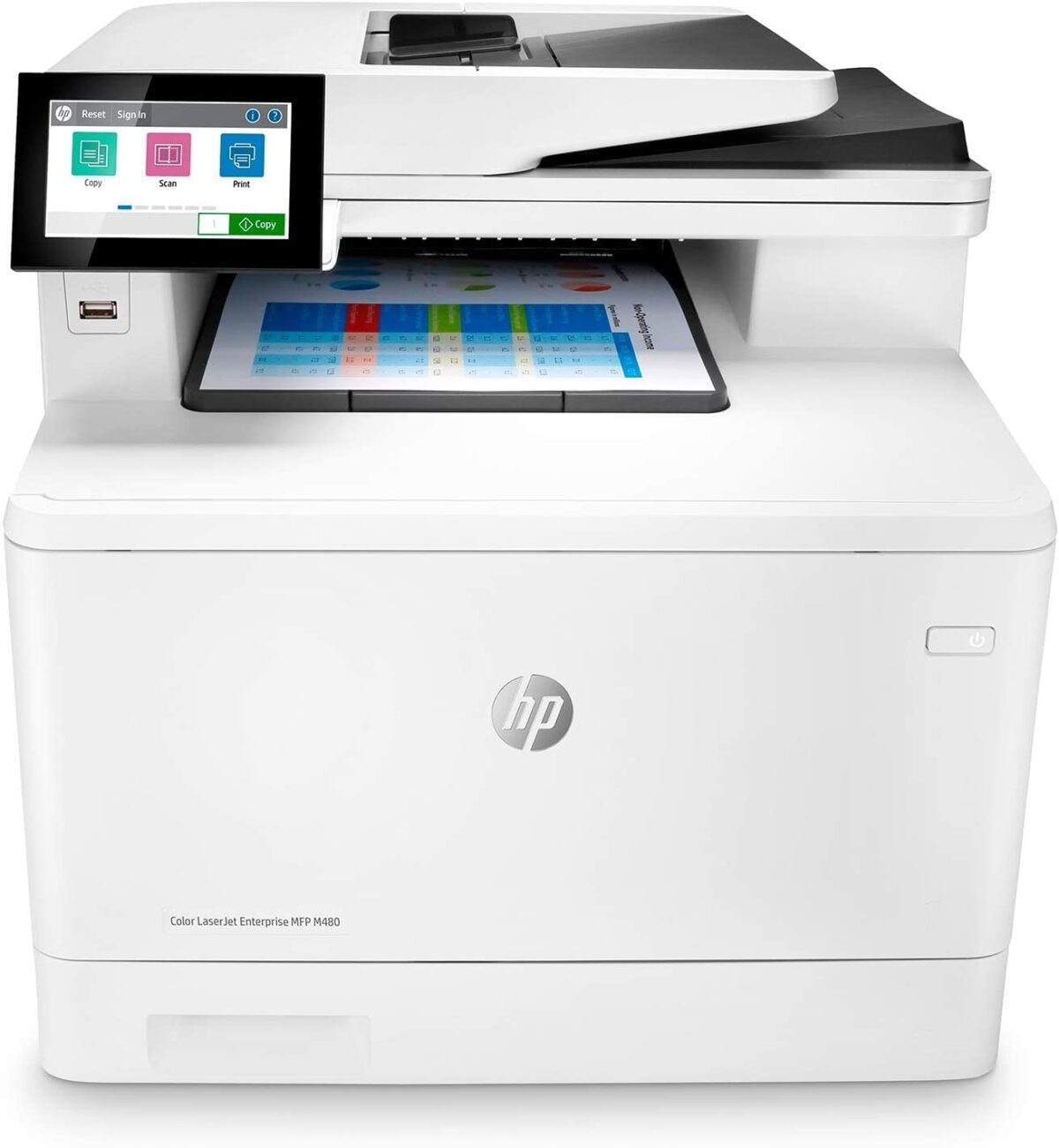 HP Color Laserjet Enterprise M480f Printer