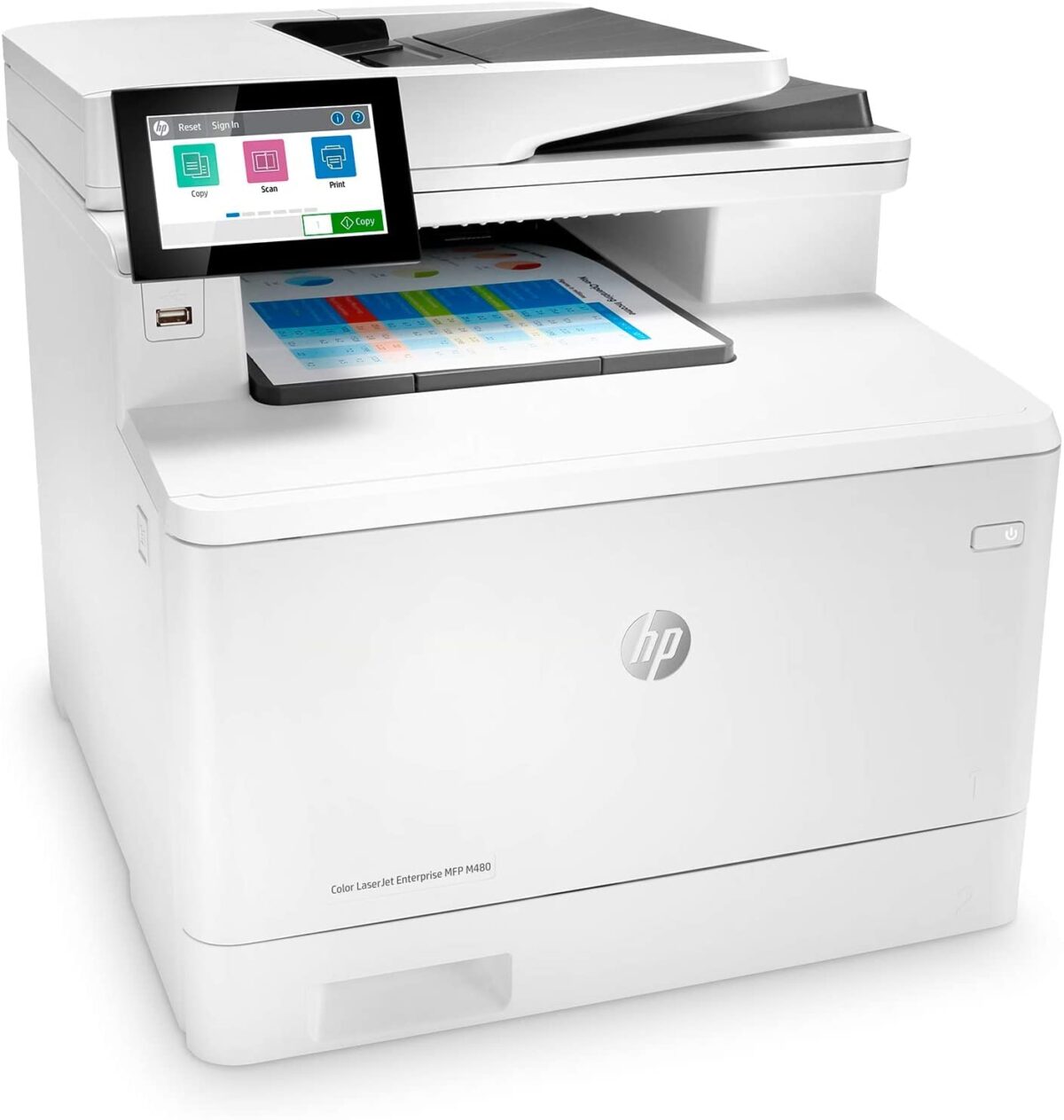 HP Color Laserjet Enterprise M480f Printer 2