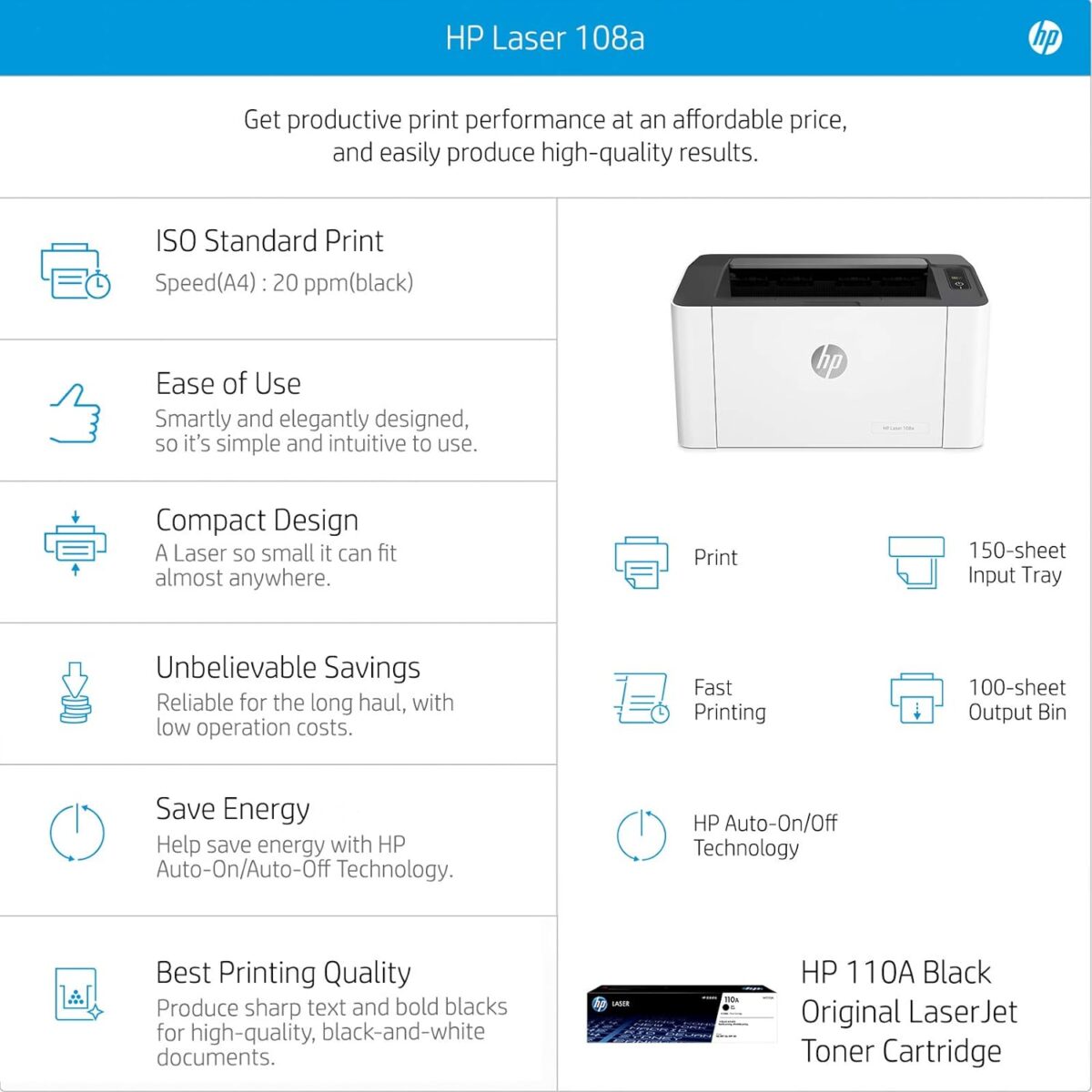 HP Laserjet 108A Printer 2