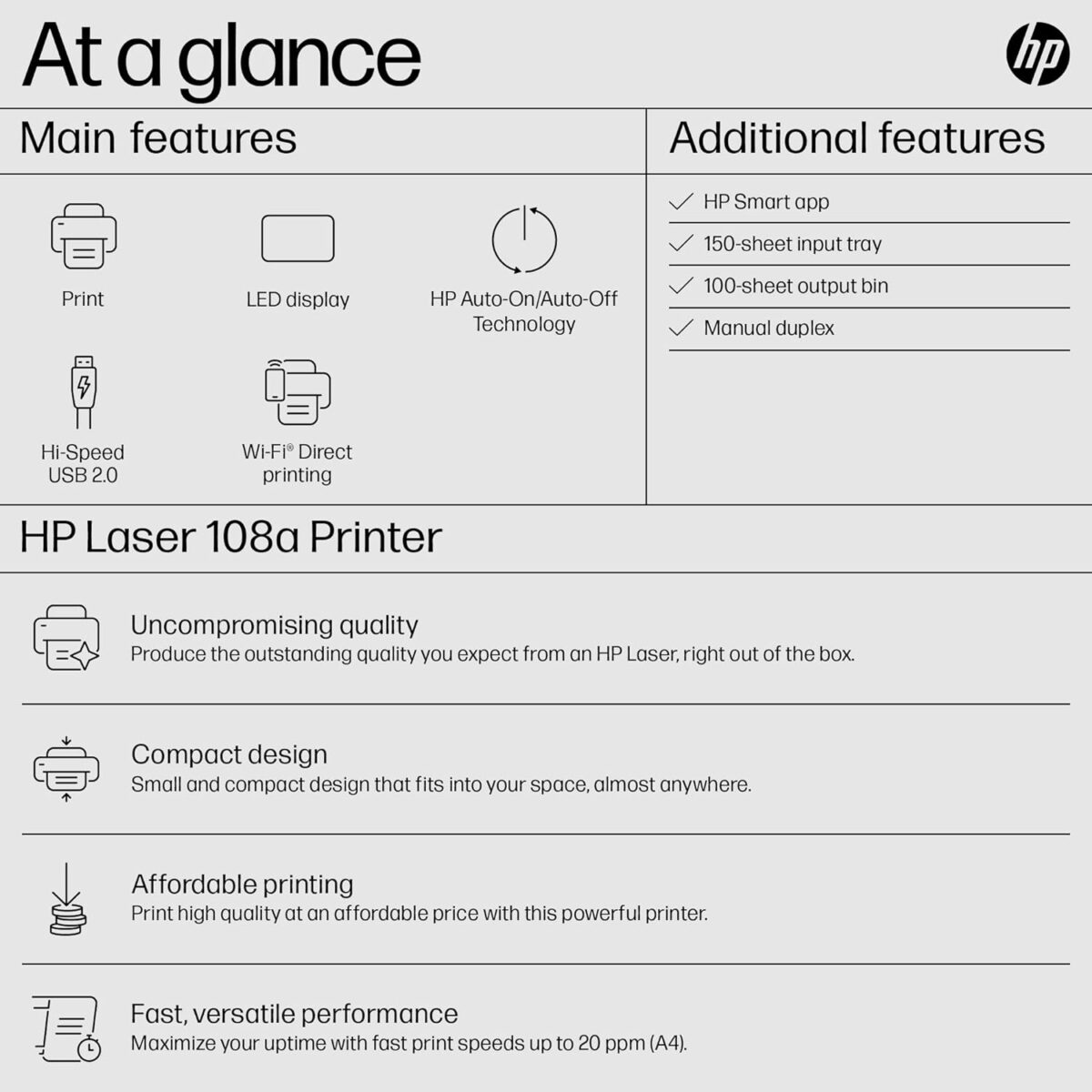 HP Laserjet 108A Printer 3