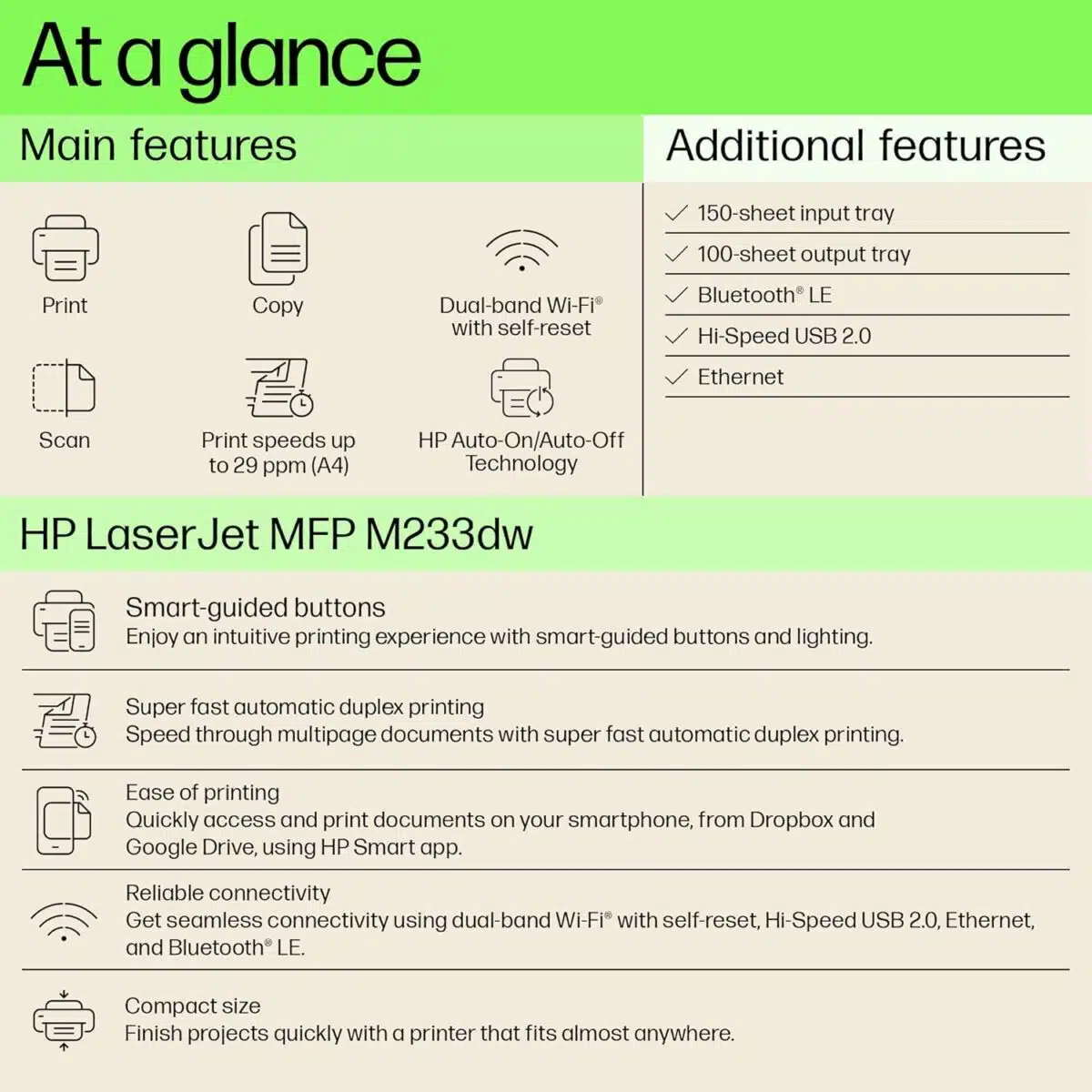 HP Laserjet MFP M233dw Printer 6