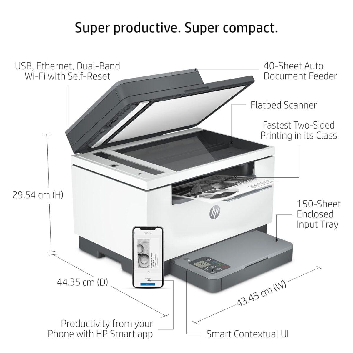 HP Laserjet MFP M233sdw Printer 3