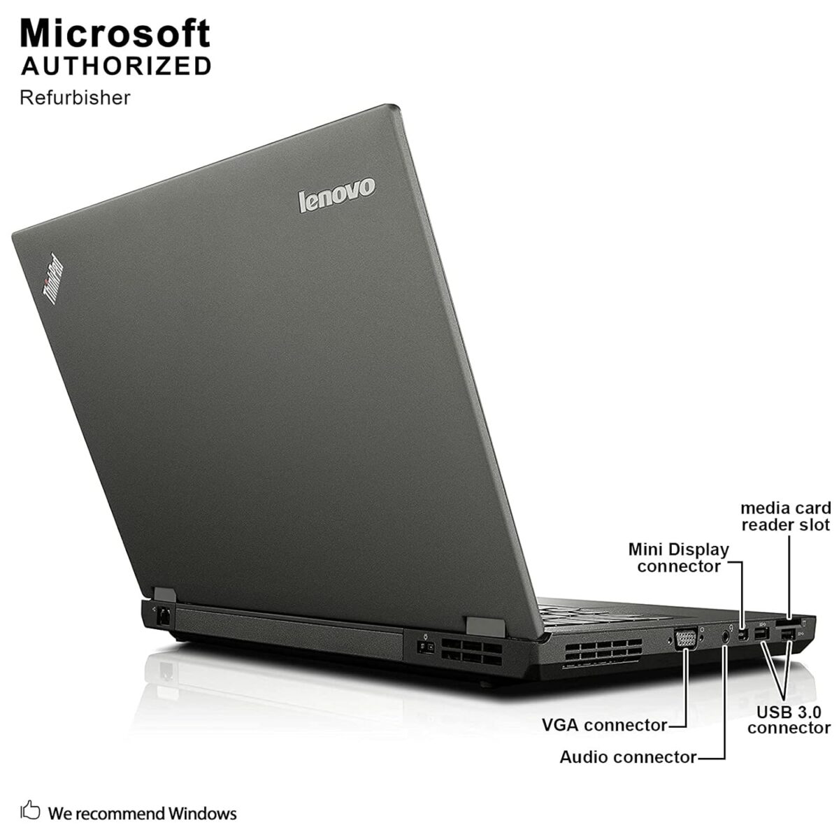 Lenovo ThinkPad T450 Intel Core i5 5300U 14 inches Business Laptop Computer 4
