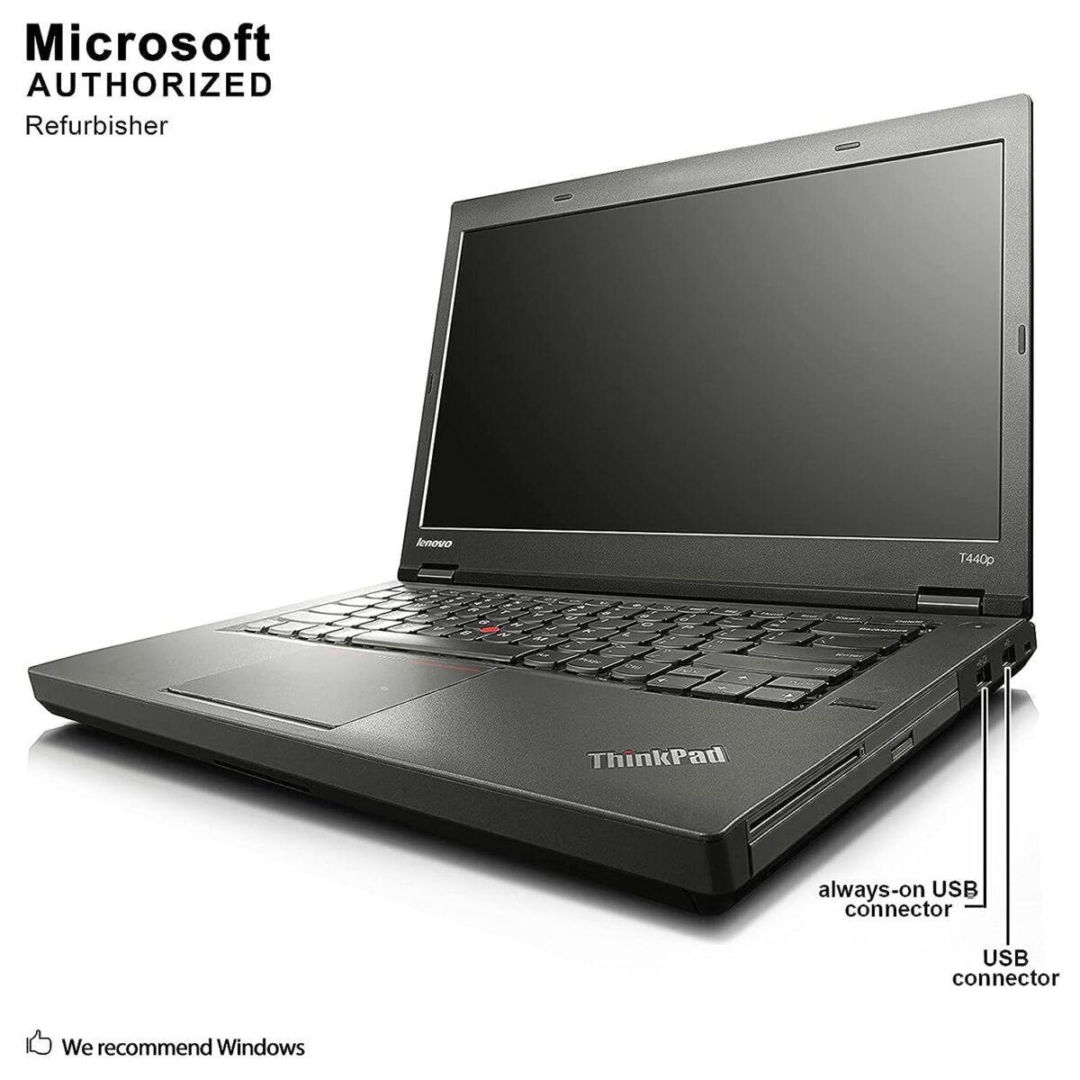 Lenovo ThinkPad T450 Intel Core i5 5300U 14 inches Business Laptop Computer 5